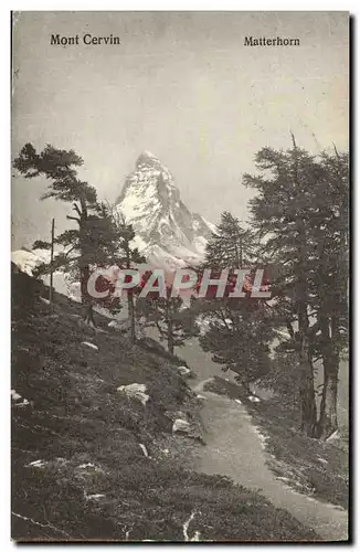 Cartes postales Mont Cervin Matterhorn