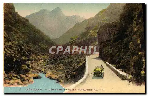 Cartes postales Calacuccia Defile de la Scala Santa Regina