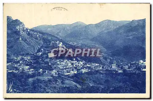 Ansichtskarte AK Environs de Meknes Moulay Idriss Panorama et Chaine du Zerhoun