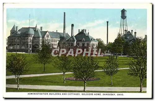 Cartes postales Administration Bulding and Cotages Soldiers Home Sandusky Ohio