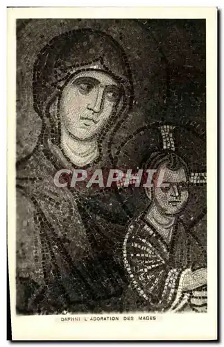 Cartes postales Daphni L Adoration des Mages