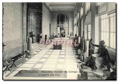 Cartes postales Tervueren Nouveau Musee du Congo La galerie des bois