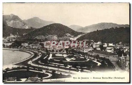 Ansichtskarte AK Rio de Janeiro Avenue Beira Mar Botafogo