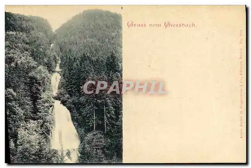 Cartes postales Gruss aus Giessbach
