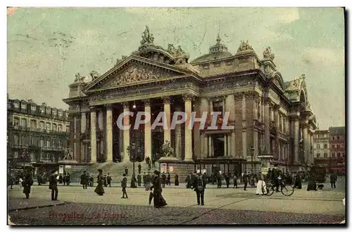 Cartes postales Bruxelles La Bourse