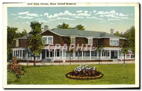 Cartes postales Golf Club House Rock Island Arsenal