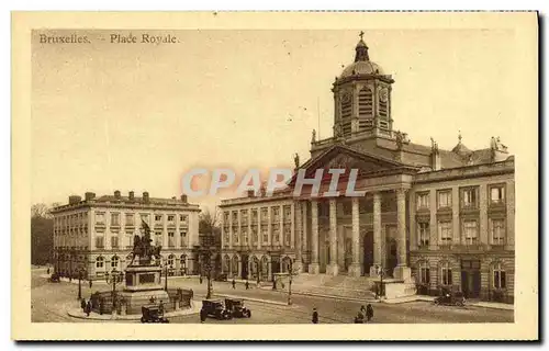 Cartes postales Bruxelles Place Royale