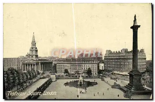 Cartes postales Trafalgar Square London