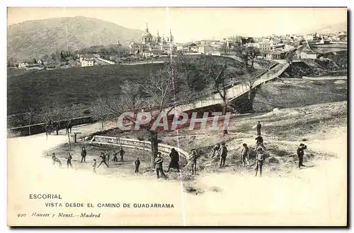 Cartes postales Escorial Vista Desde El Camino De Guadarrama Enfants