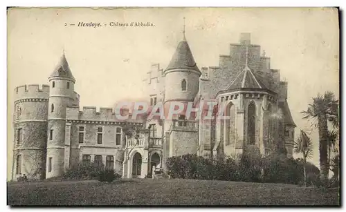 Cartes postales Hendaye Chateau d Abbadia