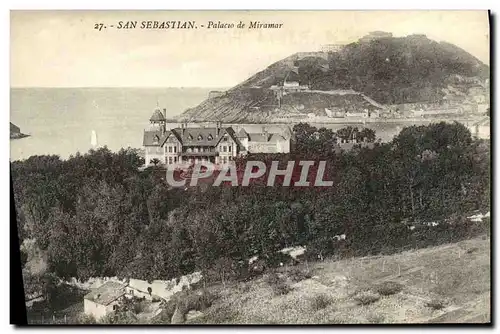 Cartes postales San Sebastian Palacio de Miramar