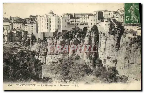 Cartes postales Constantine La Medersa et le Rhummel