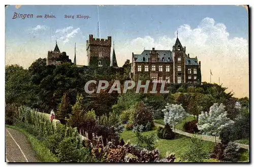 Cartes postales Bingen Am Rhein Burg Klopp