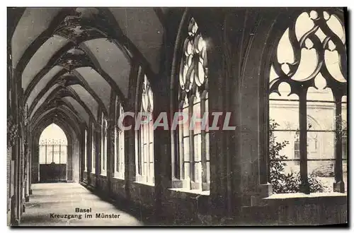 Cartes postales Basel Kreuzgang im Munster