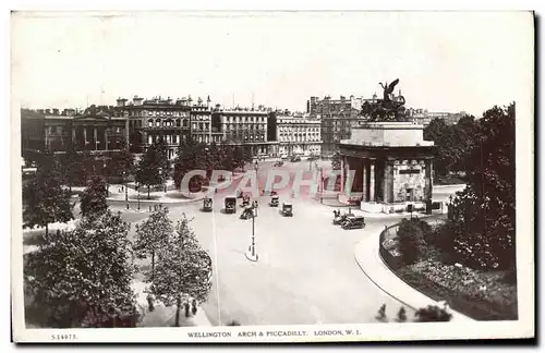 Ansichtskarte AK Wellington Arch Piccadilly London