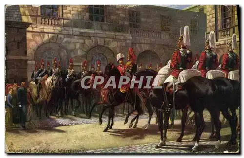 Cartes postales London Mounting Guard Militaria