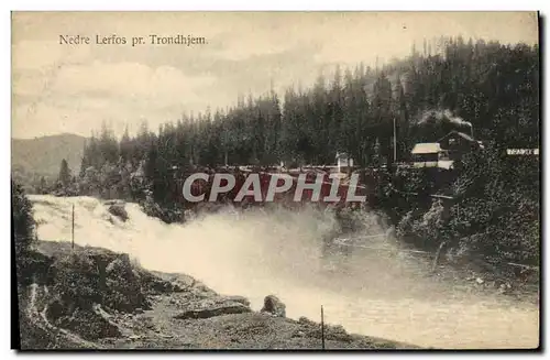 Cartes postales Nedre Lerfos pr Trondhejm