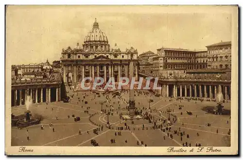 Cartes postales Roma Basilica di S pietro