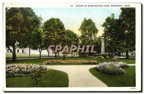 Cartes postales Scene in Washington Park Sandusky Ohio