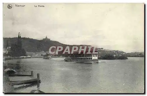Cartes postales Namur La Plante Bateau