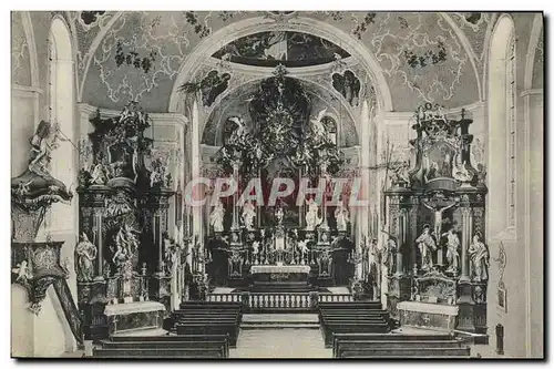 Cartes postales Oberammergau Inneres der Kirche