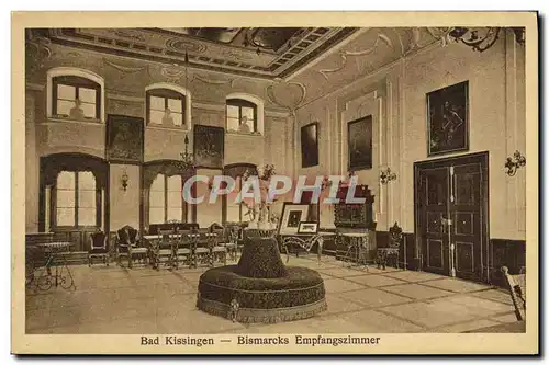 Cartes postales Bad kissingen Bismarcks Empfangszimmer