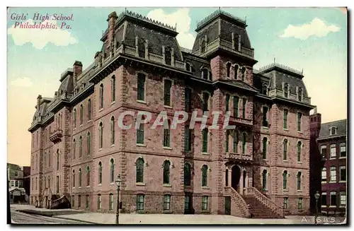 Cartes postales Girls High School Philadelphia