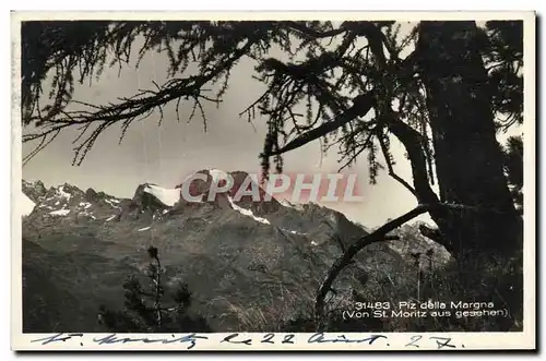 Cartes postales Piz della Margna Von St Moritz aus gesehen