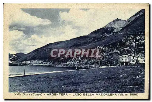 Cartes postales Valle Stura Argentera Lago Della Maddalena