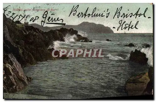 Cartes postales Marosi Sulle Scogliere di Nervi