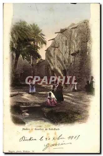 Cartes postales Biskra Quartier de Bab Darb