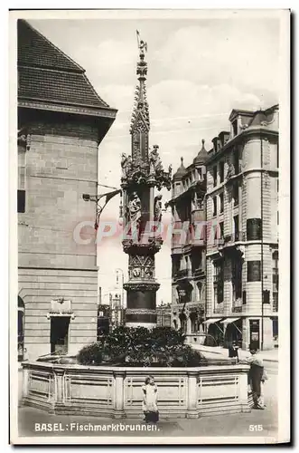 Cartes postales Basel Fischmarktbrunnen