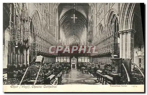Ansichtskarte AK Choir Chester Cathedral