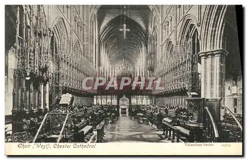 Cartes postales Choir Chester Cathedral