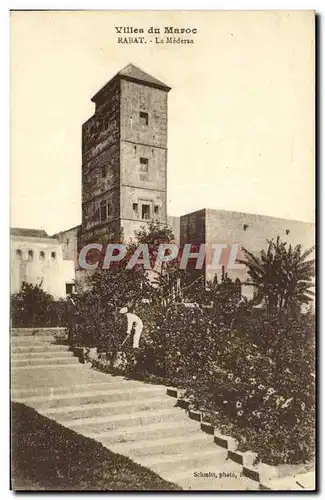 Ansichtskarte AK Villes du Maroc Rabat La Medersa
