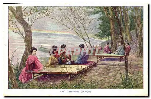 Cartes postales Lac D Hakone Japon
