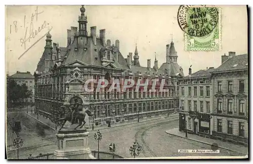 Cartes postales Anvers La banque nationale