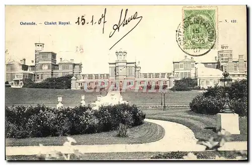 Cartes postales Ostende Chalet Royal