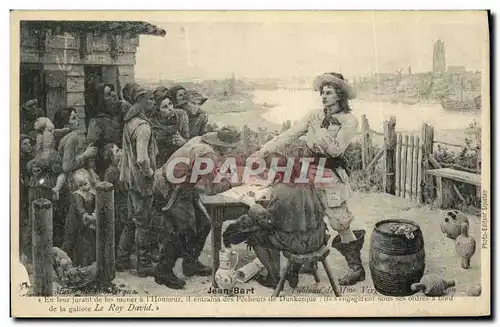 Cartes postales Jean Bart pecheurs de Dunkerque