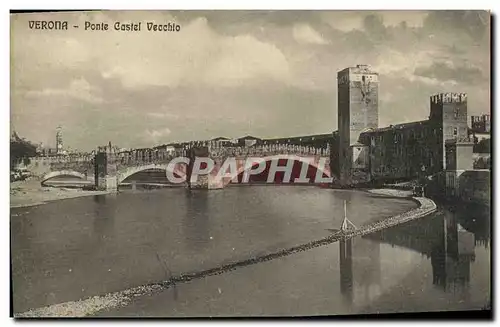 Cartes postales Verona Ponte Castel Vecchio