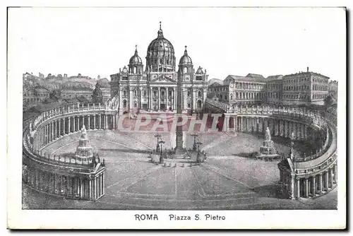 Cartes postales Roma Piazza S Pietro