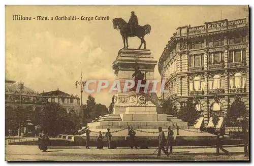 Ansichtskarte AK Milano Mon a Garibaldi Largo Cairoli