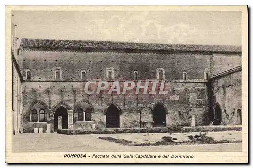 Cartes postales Pomposa Facclata della Sala Capltolare e del Dormitorio