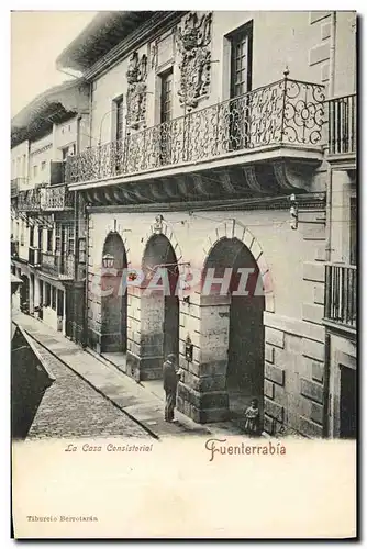 Cartes postales La Casa Consistorial Fuenterrab�a