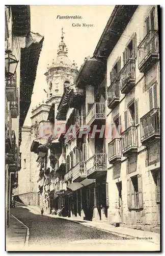 Cartes postales Fuenterrab�a Calle Mayor