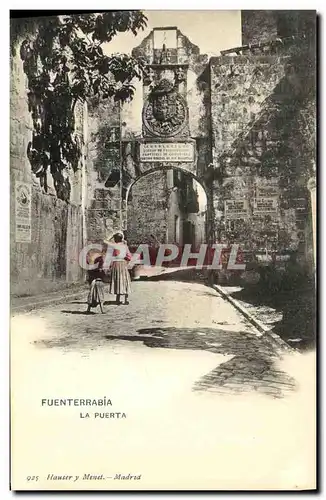 Cartes postales Fuenterrab�a La Puerta