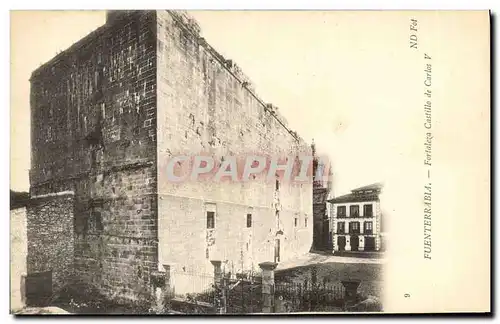 Cartes postales Fuenterrab�a Fortaleza Castillo de Carlos V