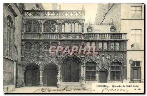 Cartes postales Bruges Chapelle du Saint Sang