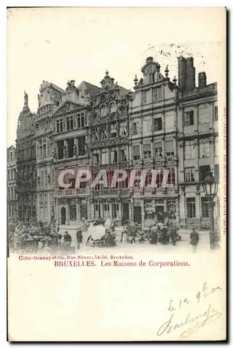 Cartes postales Bruxelles Les Maisons de Corporations