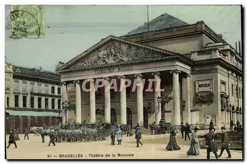 Cartes postales Bruxelles Theatre de la Monnale